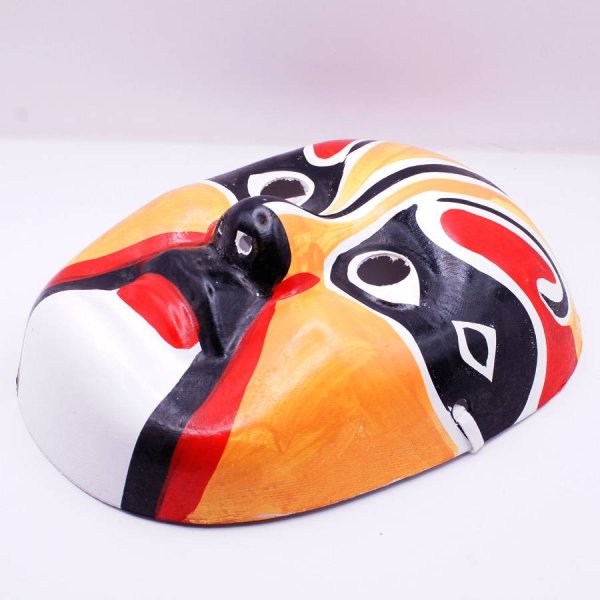 画像4: 京劇面譜(隈取り面)　赤F (4)