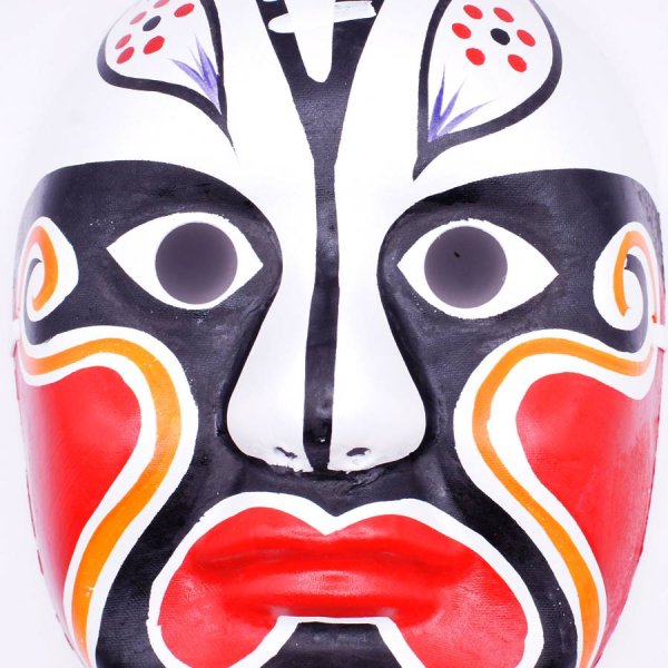 画像2: 京劇面譜(隈取り面)　赤G (2)