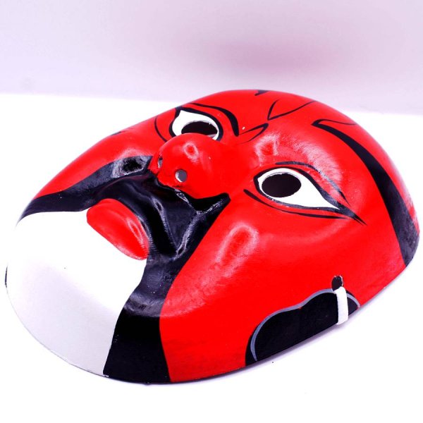 画像4: 京劇面譜(隈取り面)　赤I (4)