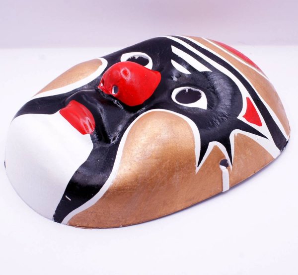 画像4: 京劇面譜(隈取り面)　金A (4)