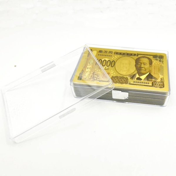 画像5: PVC製 壱萬円札 渋沢栄一 モチーフ セレブ トランプ (5)