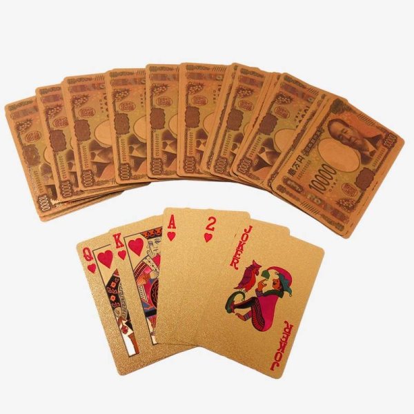 画像3: PVC製 壱萬円札 渋沢栄一 モチーフ セレブ トランプ (3)