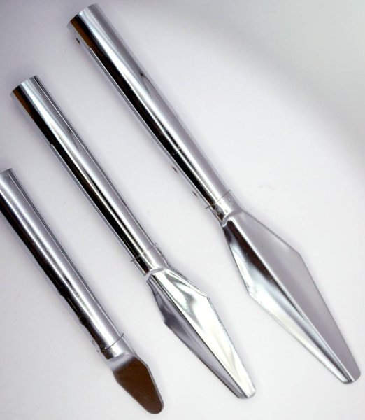 画像6: 槍先セット　中サイズ約23cｍ　槍纓付き (6)