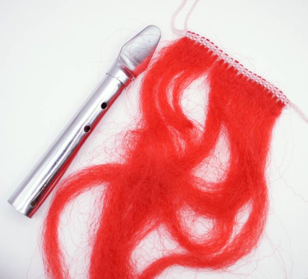 画像2: 槍先セット　小サイズ約17cｍ　槍纓付き (2)