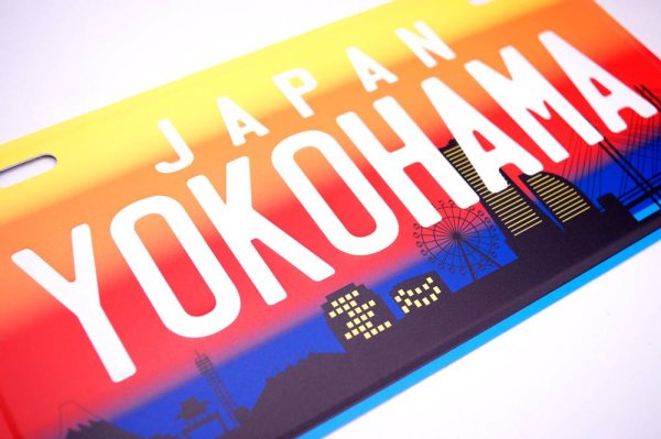 画像3: 横浜ご当地 USAサインプレート JAPAN YOKOHAMA  レインボーカラー (3)