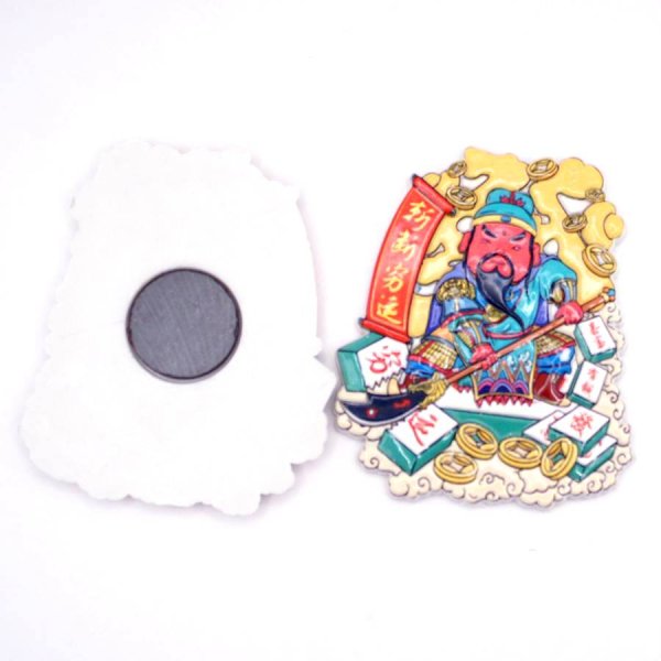 画像2: ポリストーン製　三国志/蜀　関羽/雲長 マグネット 237B04 (2)