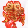 画像1: 吉祥 双魚飾り 15cm 221S02 (1)