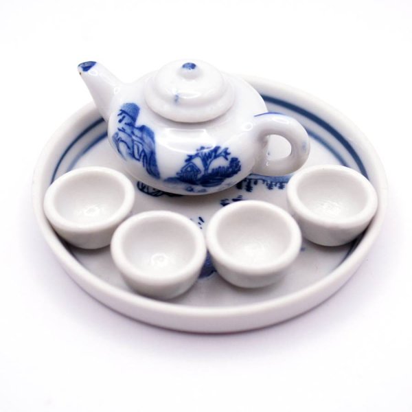 画像1: 山水 ミニチュア茶具 230LD01 (1)