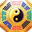 画像3: 【風水】 金辺 彩色 太極  八卦 平面 16.5cm 245B01 (3)