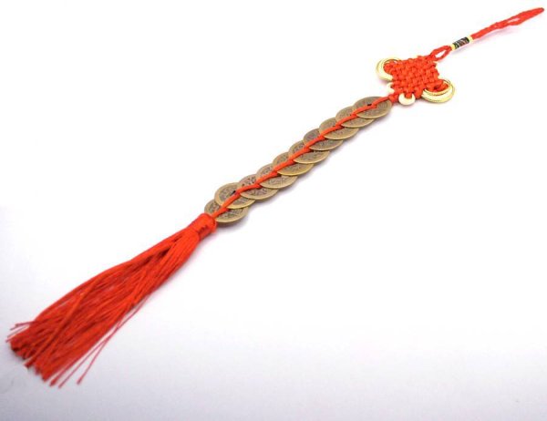 画像4: 中国飾り 十帝古銭 吊るし飾り245011 赤色 (4)