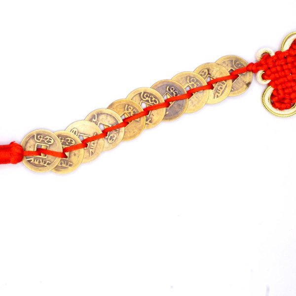 画像7: 中国飾り 十帝古銭 吊るし飾り245011 赤色 (7)