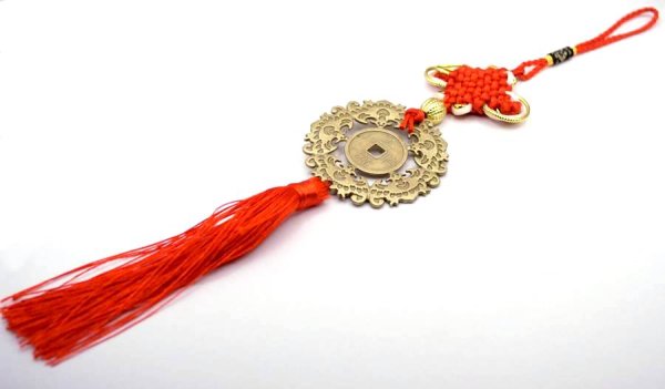 画像1: 中国飾り 大古銭十二支飾り 245010 (1)