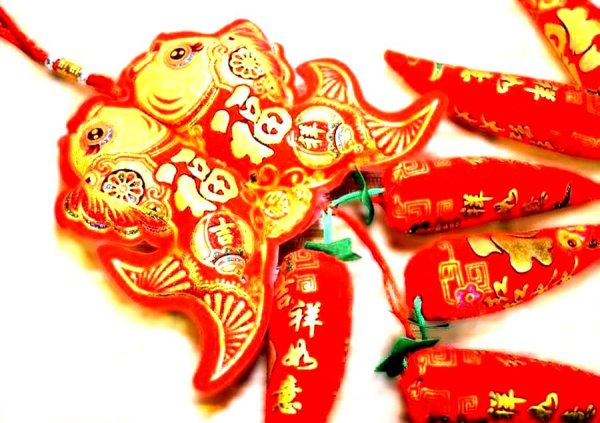 画像2: 吉祥　双魚飾り　221S02 (2)