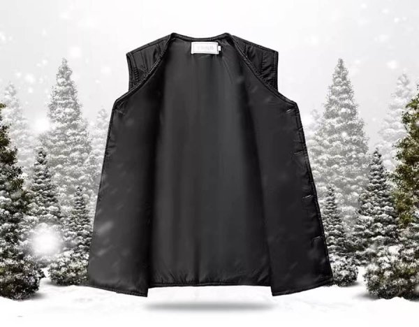 画像1: 中国中山服(カンフー服)用 チョッキ 半袖ジャケット ２サイズ (1)