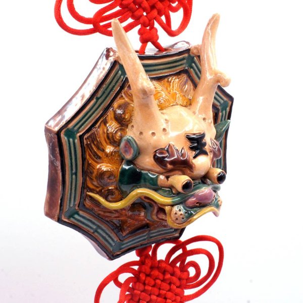 画像2: 風水 龍頭牌 壁掛飾り (2)