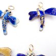 画像4: 七宝 (景泰藍) トンボ(蜻蛉) アクセサリー TOPパーツ 5個セット (4)