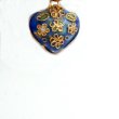 画像5: 七宝 (景泰藍) 大ハートC アクセサリー TOPパーツ 2個 (5)