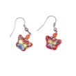 画像1: 七宝 (景泰藍)  蝶々型ピアス 3セット 1 (1)