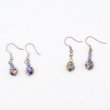 画像1: 七宝 (景泰藍)  丸型ピアス 2セット 5 (1)
