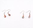 画像1: 七宝 (景泰藍)  丸型ピアス 2セット 7 (1)