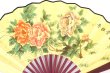 画像7: 牡丹柄 扇子 33cm  223007 (7)