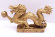 画像2: 開運 銅製 漢龍 置物 2170017 長さ＝20cm (2)