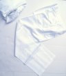画像4: コットン製 中国人民服(中山服) 上下スーツ・白色 Lサイズ (4)