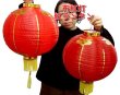 画像12: 布紅提灯 紅ランタン20インチ 2個セット (12)