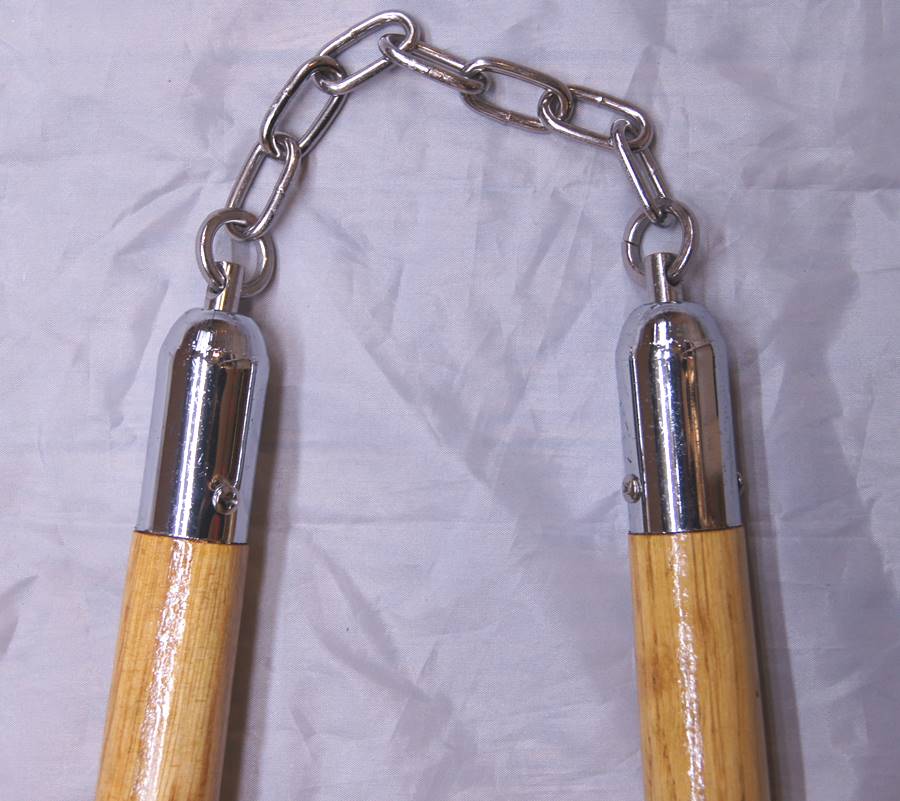 長くて重い超レアものヌンチャク45.5cm 長尺 沖縄古武道 聞きづらい 武具